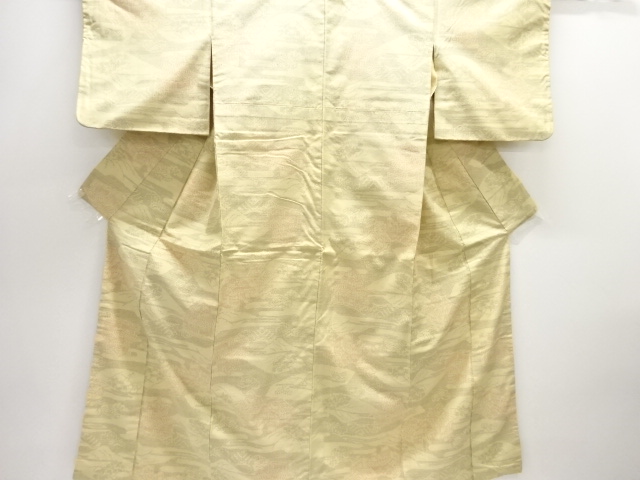 JAPANESE KIMONO / ANTIQUE KIMONO / SILK / TOKAMACHI TSUMUGI / WOVEN MIST